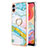 Custodia Silicone Gel Morbida Fantasia Modello Cover con Anello Supporto YB5 per Samsung Galaxy F04