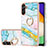 Custodia Silicone Gel Morbida Fantasia Modello Cover con Anello Supporto YB5 per Samsung Galaxy Quantum4 5G