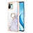 Custodia Silicone Gel Morbida Fantasia Modello Cover con Anello Supporto YB5 per Xiaomi Mi 11 Lite 5G