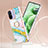 Custodia Silicone Gel Morbida Fantasia Modello Cover con Anello Supporto YB5 per Xiaomi Poco C55