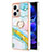 Custodia Silicone Gel Morbida Fantasia Modello Cover con Anello Supporto YB5 per Xiaomi Redmi Note 12 Explorer Colorato