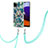 Custodia Silicone Gel Morbida Fantasia Modello Cover con Cinghia Cordino Mano Y01B per Samsung Galaxy F42 5G