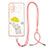 Custodia Silicone Gel Morbida Fantasia Modello Cover con Cinghia Cordino Mano Y01X per Samsung Galaxy S20