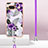 Custodia Silicone Gel Morbida Fantasia Modello Cover con Cinghia Cordino Mano Y03B per Google Pixel 7a 5G