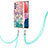 Custodia Silicone Gel Morbida Fantasia Modello Cover con Cinghia Cordino Mano Y03B per Samsung Galaxy A13 4G