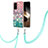 Custodia Silicone Gel Morbida Fantasia Modello Cover con Cinghia Cordino Mano Y03B per Samsung Galaxy A15 4G