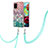 Custodia Silicone Gel Morbida Fantasia Modello Cover con Cinghia Cordino Mano Y03B per Samsung Galaxy A71 4G A715
