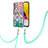 Custodia Silicone Gel Morbida Fantasia Modello Cover con Cinghia Cordino Mano Y03B per Samsung Galaxy A72 4G