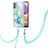 Custodia Silicone Gel Morbida Fantasia Modello Cover con Cinghia Cordino Mano Y05B per Samsung Galaxy A13 4G