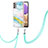 Custodia Silicone Gel Morbida Fantasia Modello Cover con Cinghia Cordino Mano Y05B per Samsung Galaxy A13 4G