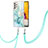 Custodia Silicone Gel Morbida Fantasia Modello Cover con Cinghia Cordino Mano Y05B per Samsung Galaxy A72 4G