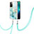 Custodia Silicone Gel Morbida Fantasia Modello Cover con Cinghia Cordino Mano Y05B per Xiaomi Mi 11i 5G (2022) Verde