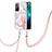 Custodia Silicone Gel Morbida Fantasia Modello Cover con Cinghia Cordino Mano Y05B per Xiaomi Poco M4 Pro 5G