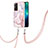 Custodia Silicone Gel Morbida Fantasia Modello Cover con Cinghia Cordino Mano Y05B per Xiaomi Redmi Note 11 Pro 4G