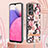 Custodia Silicone Gel Morbida Fantasia Modello Cover con Cinghia Cordino Mano Y06B per Samsung Galaxy A33 5G