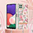 Custodia Silicone Gel Morbida Fantasia Modello Cover con Cinghia Cordino Mano Y06B per Samsung Galaxy F42 5G