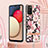 Custodia Silicone Gel Morbida Fantasia Modello Cover con Cinghia Cordino Mano Y06B per Samsung Galaxy M02s