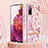 Custodia Silicone Gel Morbida Fantasia Modello Cover con Cinghia Cordino Mano Y06B per Samsung Galaxy S20 FE 4G