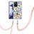 Custodia Silicone Gel Morbida Fantasia Modello Cover con Cinghia Cordino Mano Y06B per Xiaomi Mi 11T Pro 5G