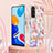 Custodia Silicone Gel Morbida Fantasia Modello Cover con Cinghia Cordino Mano Y06B per Xiaomi Redmi Note 11 4G (2022)