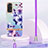 Custodia Silicone Gel Morbida Fantasia Modello Cover con Cinghia Cordino Mano Y06B per Xiaomi Redmi Note 11 4G (2022)