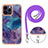 Custodia Silicone Gel Morbida Fantasia Modello Cover con Cinghia Cordino Mano Y07B per Apple iPhone 13 Pro