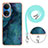 Custodia Silicone Gel Morbida Fantasia Modello Cover con Cinghia Cordino Mano Y07B per Huawei Honor X7