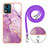 Custodia Silicone Gel Morbida Fantasia Modello Cover con Cinghia Cordino Mano YB1 per Motorola Moto E13