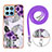 Custodia Silicone Gel Morbida Fantasia Modello Cover con Cinghia Cordino Mano YB3 per Huawei Honor X6a