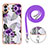 Custodia Silicone Gel Morbida Fantasia Modello Cover con Cinghia Cordino Mano YB3 per Samsung Galaxy A04 4G