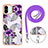 Custodia Silicone Gel Morbida Fantasia Modello Cover con Cinghia Cordino Mano YB3 per Xiaomi Poco C50