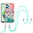 Custodia Silicone Gel Morbida Fantasia Modello Cover con Cinghia Cordino Mano YB3 per Xiaomi Poco X5 5G