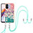 Custodia Silicone Gel Morbida Fantasia Modello Cover con Cinghia Cordino Mano YB3 per Xiaomi Redmi 12C 4G Colorato