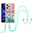 Custodia Silicone Gel Morbida Fantasia Modello Cover con Cinghia Cordino Mano YB3 per Xiaomi Redmi Note 12 Explorer Colorato