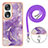 Custodia Silicone Gel Morbida Fantasia Modello Cover con Cinghia Cordino Mano YB5 per Huawei Honor 90 5G