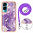 Custodia Silicone Gel Morbida Fantasia Modello Cover con Cinghia Cordino Mano YB5 per Huawei Honor 90 Lite 5G