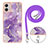 Custodia Silicone Gel Morbida Fantasia Modello Cover con Cinghia Cordino Mano YB5 per Motorola Moto G53y 5G