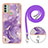 Custodia Silicone Gel Morbida Fantasia Modello Cover con Cinghia Cordino Mano YB5 per Nokia C31