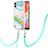 Custodia Silicone Gel Morbida Fantasia Modello Cover con Cinghia Cordino Mano YB5 per Samsung Galaxy A04 4G