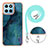 Custodia Silicone Gel Morbida Fantasia Modello Cover con Cinghia Cordino Mano YB7 per Huawei Honor X6a