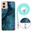 Custodia Silicone Gel Morbida Fantasia Modello Cover con Cinghia Cordino Mano YB7 per Motorola Moto G53j 5G