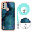 Custodia Silicone Gel Morbida Fantasia Modello Cover con Cinghia Cordino Mano YB7 per Nokia C31