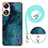 Custodia Silicone Gel Morbida Fantasia Modello Cover con Cinghia Cordino Mano YB7 per Oppo A58 5G