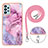 Custodia Silicone Gel Morbida Fantasia Modello Cover con Cinghia Cordino Mano YB7 per Samsung Galaxy A23 4G