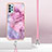 Custodia Silicone Gel Morbida Fantasia Modello Cover con Cinghia Cordino Mano YB7 per Samsung Galaxy A23 4G