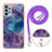 Custodia Silicone Gel Morbida Fantasia Modello Cover con Cinghia Cordino Mano YB7 per Samsung Galaxy A32 4G