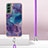 Custodia Silicone Gel Morbida Fantasia Modello Cover con Cinghia Cordino Mano YB7 per Samsung Galaxy S23 5G