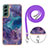 Custodia Silicone Gel Morbida Fantasia Modello Cover con Cinghia Cordino Mano YB7 per Samsung Galaxy S24 5G