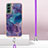 Custodia Silicone Gel Morbida Fantasia Modello Cover con Cinghia Cordino Mano YB7 per Samsung Galaxy S24 5G