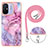 Custodia Silicone Gel Morbida Fantasia Modello Cover con Cinghia Cordino Mano YB7 per Xiaomi Poco C55